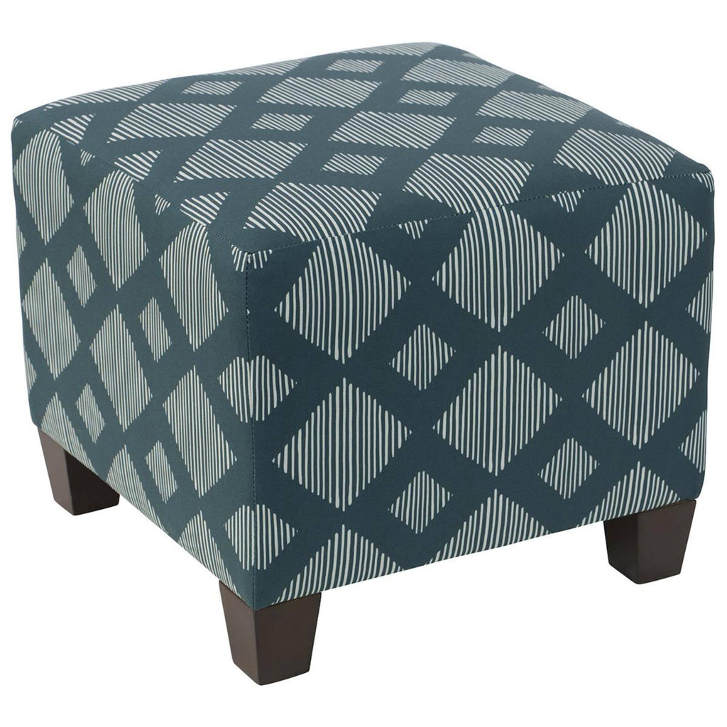 Teal Ottoman Q90583