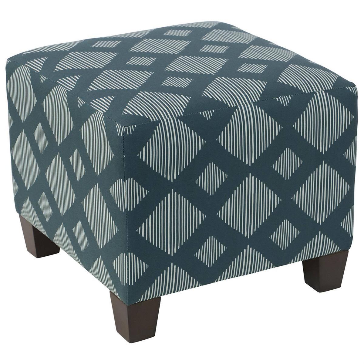 Teal Ottoman Q90583