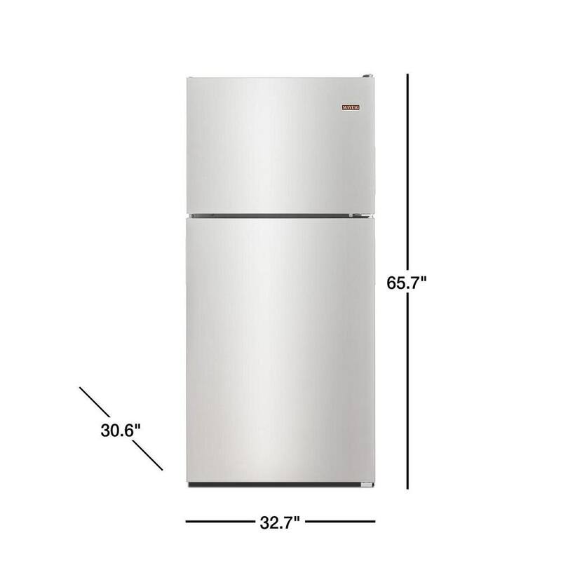 21 cu. ft. Top Freezer Refrigerator in Stainless Steel P73278
