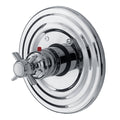 Polished Nickel Thermostatic Trim Plate with Handle T238
