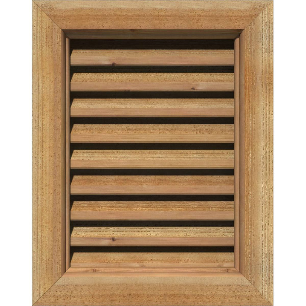 Unfinished Functional Rough Vertical Gable Vent O906667