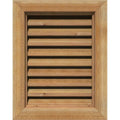 Unfinished Functional Rough Vertical Gable Vent O906667