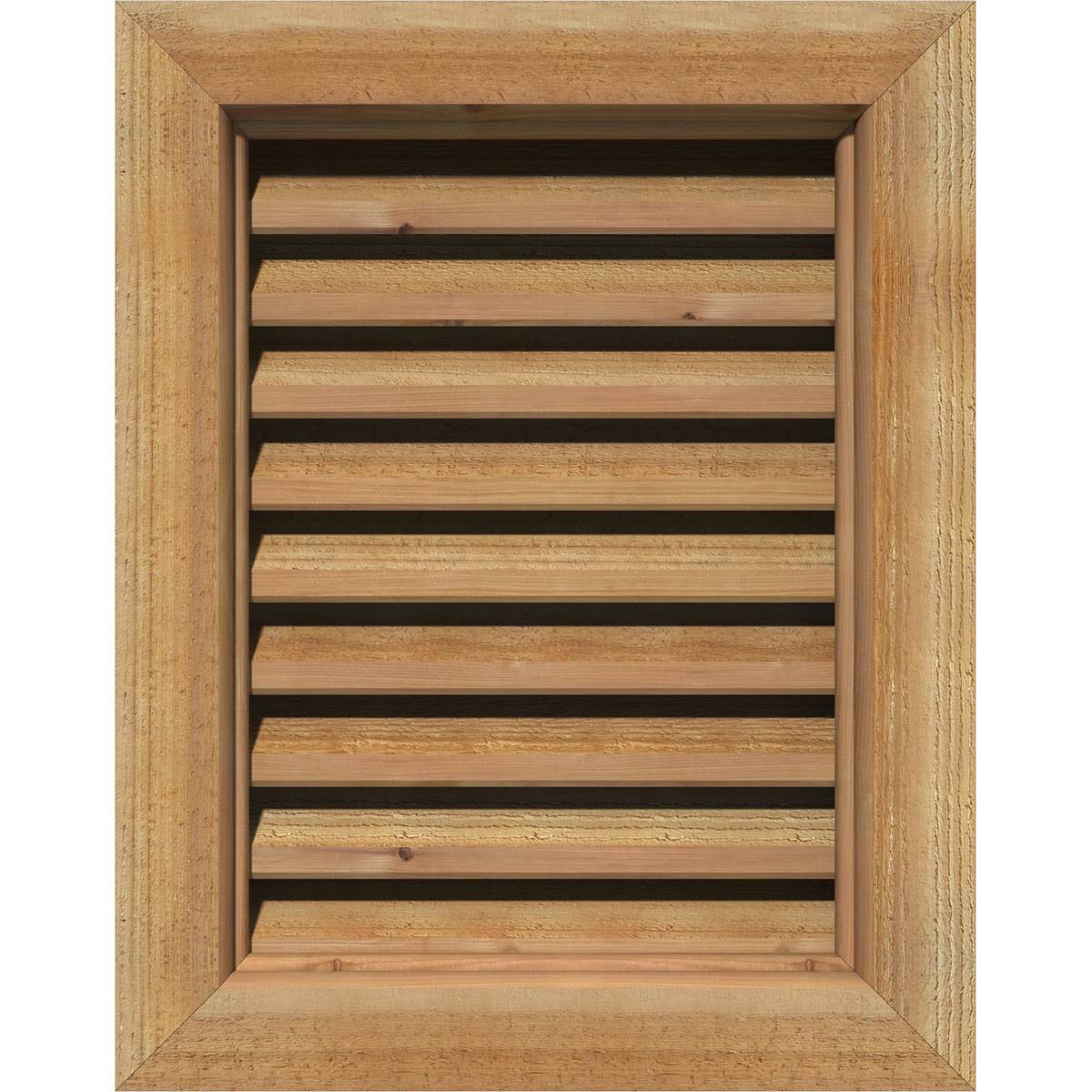 Unfinished Functional Rough Vertical Gable Vent O906667