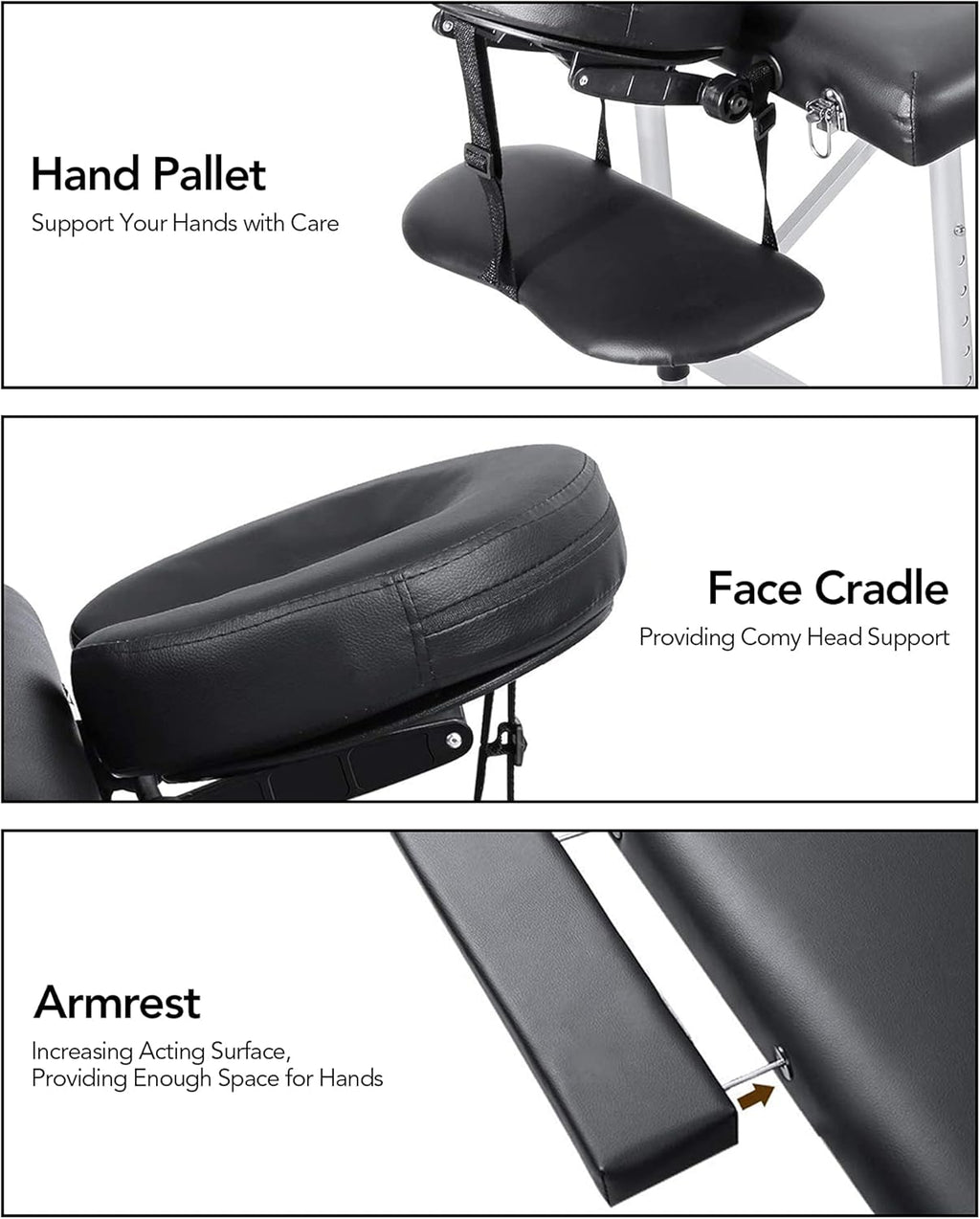 Portable Height Adjustable 2 Section Massage Table L625