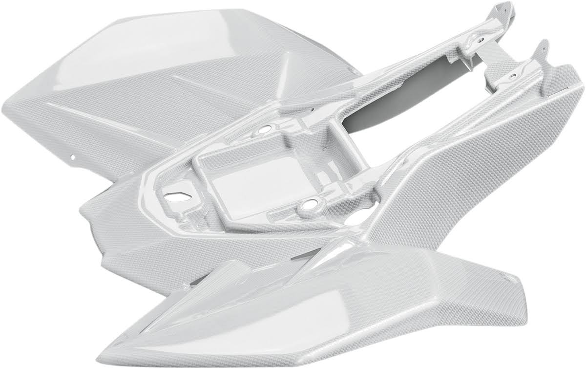 White Carbon Fiber Rear Fenders A773161