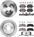 274.5mm + 269mm 5 Lug Brake Rotors + Ceramic Pads + Hardware X846