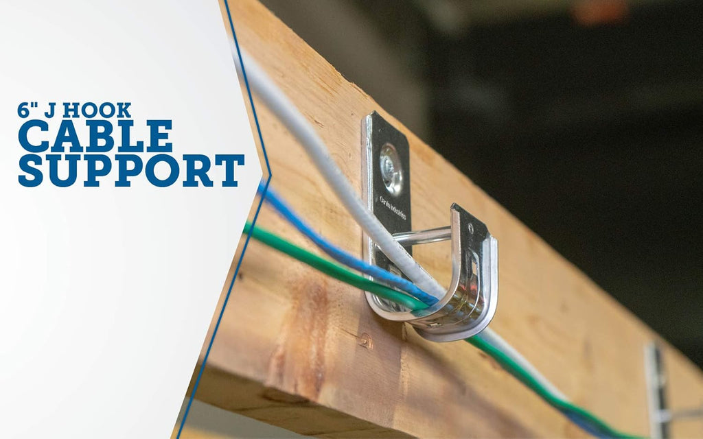 6 Cable Support J-Hook O911