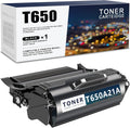 Compatible T650 Toner Cartridge 1 Pack Black P890