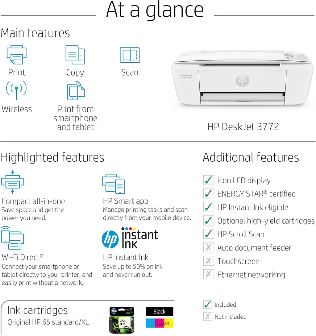Wireless Color Inkjet All-in-One Printer R77878