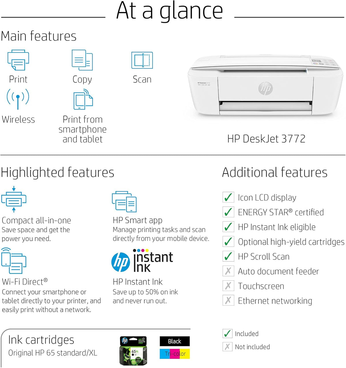 Wireless Color Inkjet All-in-One Printer R77878