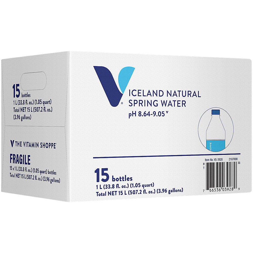 15 Bottles Natural Spring Water (1 Liter per bottle) M748