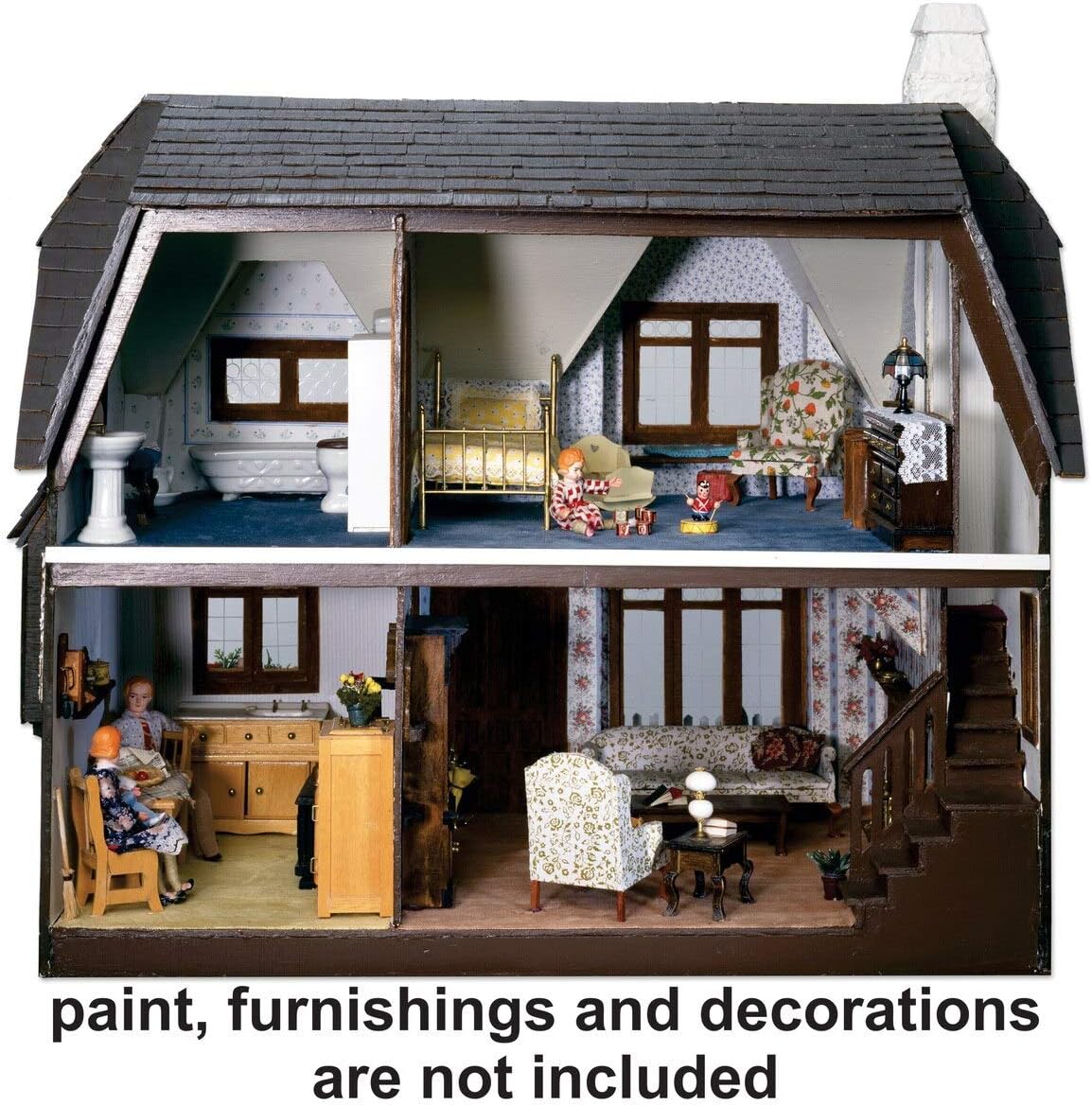 1 Inch Scale Dollhouse Kit W57886
