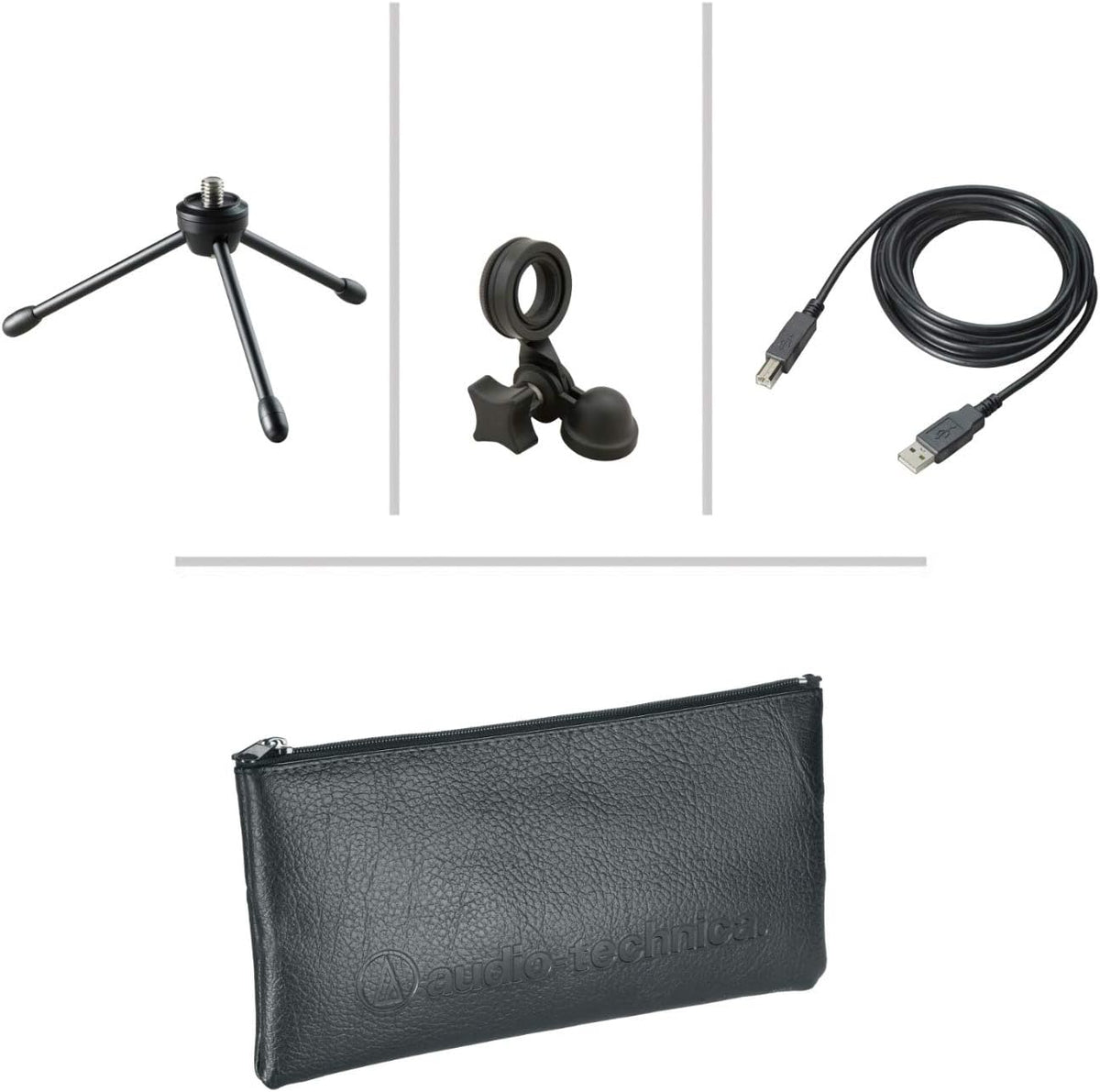 USB Microphone with Boom Arm, Shock Mount and Pop Filter E440601