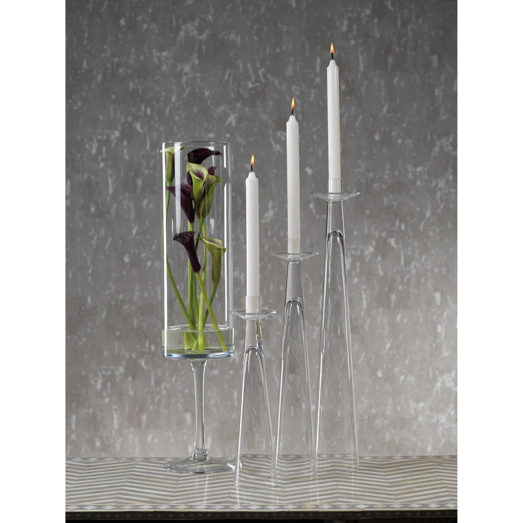 Glass Taper Candle Holder O249683
