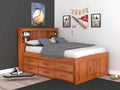 Merlot Full Bed with 6 Drawers R84273