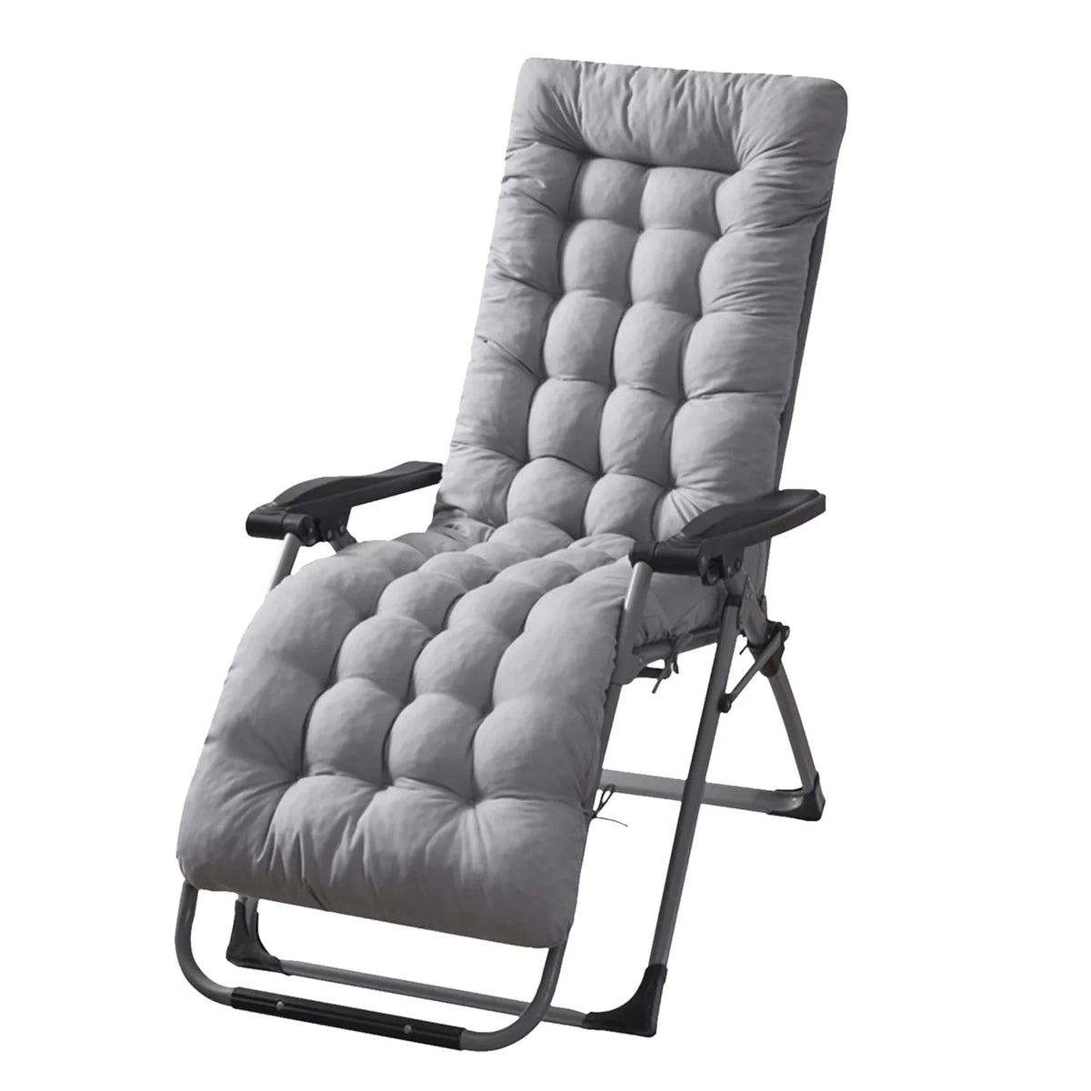 Grey Rocking Chair Cushion 67x22in P186