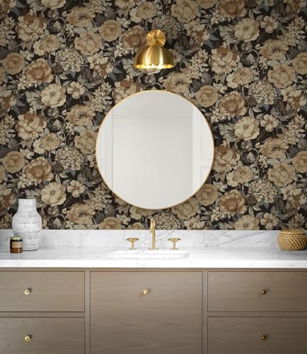 Neutral Wrought Iron Peel and Stick Wallpaper Q524
