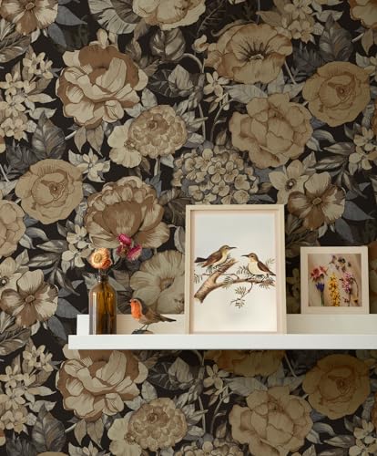 Neutral Wrought Iron Peel and Stick Wallpaper Q524