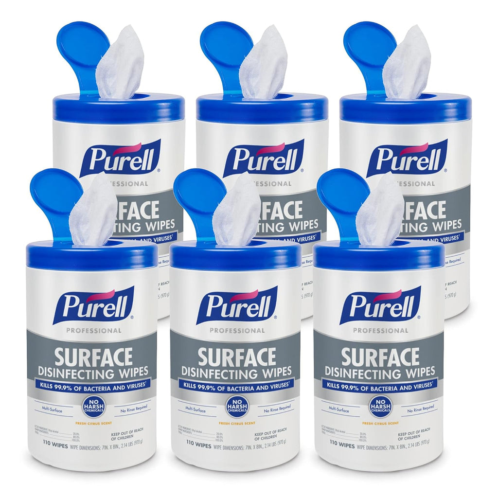Citrus Scent 110 Count Surface Disinfecting Wipes A595