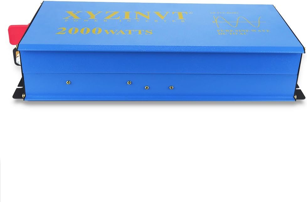 3000 watt Pure Sine Wave Power Inverter dc 24v to ac 120v with LED Display and Wireless Remote Controller O81492