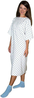4 Pack Hospital Gowns with Back Ties N650328