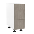 Grey Nordic Wood Stock Drawer Base Cabinet M191190