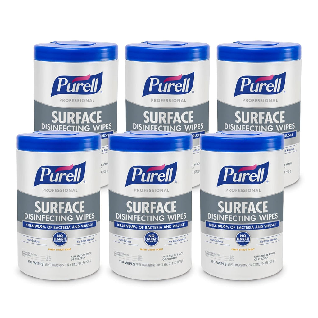 Citrus Scent 110 Count Surface Disinfecting Wipes A595