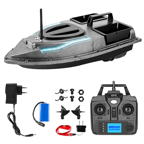 500M Auto Driving Return GPS Dual Motor Fish Finder RC Bait Boat Y4307