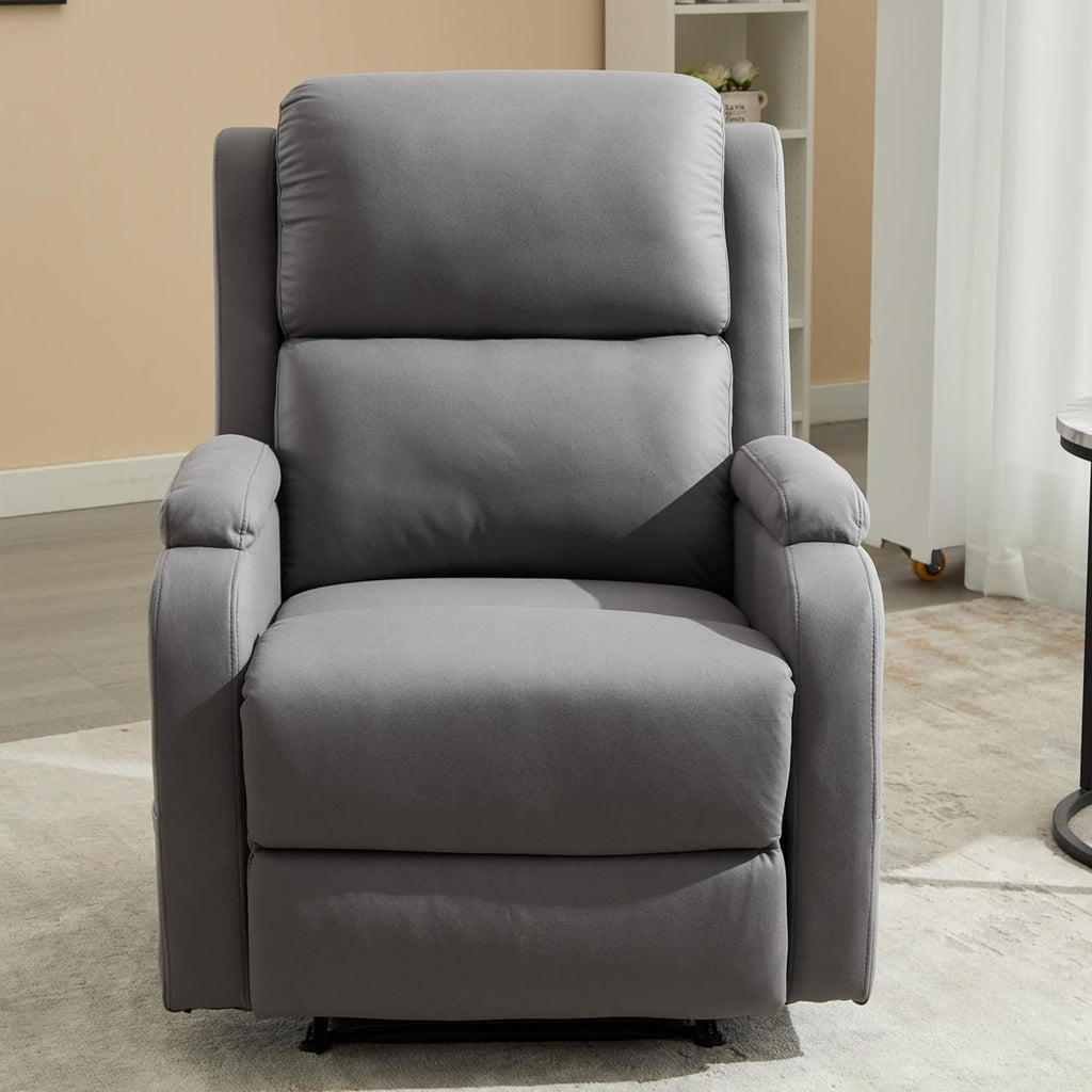 Leather Recliner Chair with Adjustable Backrest P492