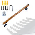 6.5Ft Wooden Non-Slip Wall Mounted Handrail U963102