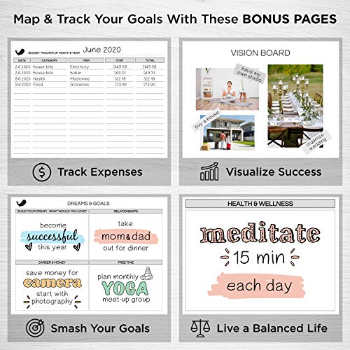 Purple-Grey Undated Weekly Planner X4436