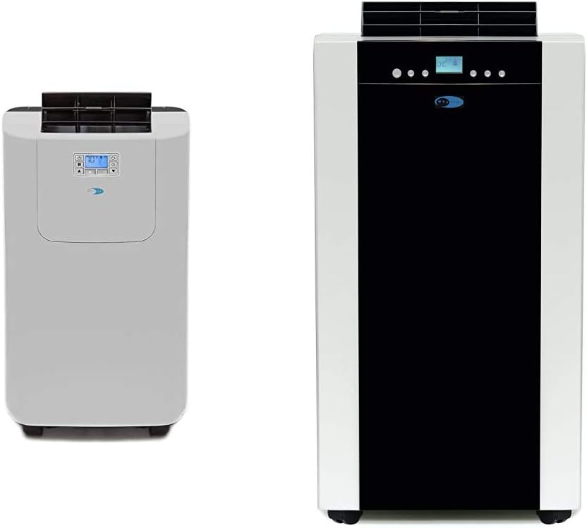 12,000 BTU Portable Air Conditioner and 14,000 BTU Dual Hose Portable Air Conditioner with Carbon Filter and Storage Bag D246