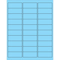 Pastel Blue Rectangle Laser Labels 3000/Case K4618