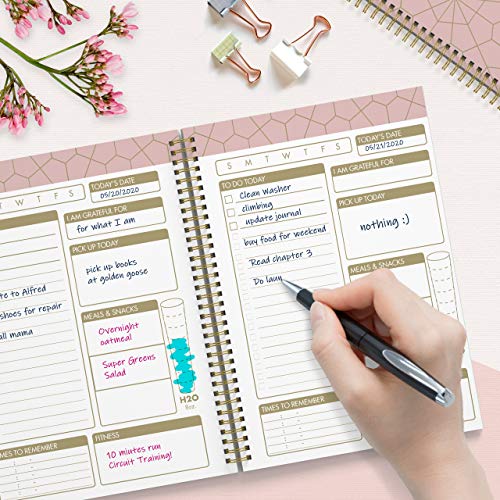 Blue Gold Geometrics Undated To Do List Notebook T899839