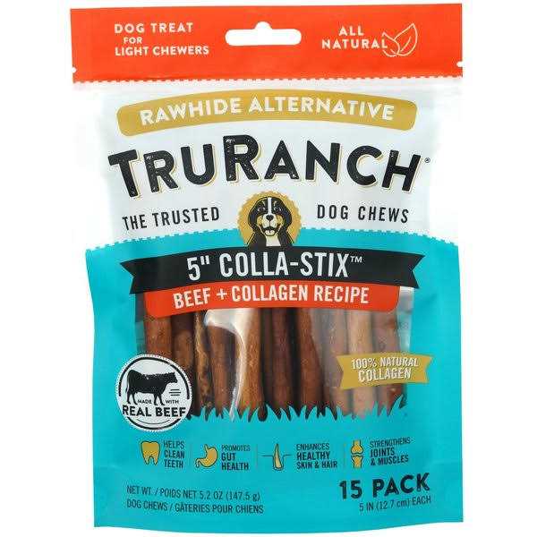 6 Colla-Rolls Beef + Collagen Recipe Dog Chews O48318