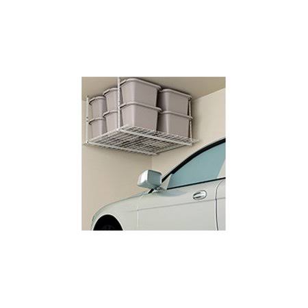 Garage Ceiling Storage Rack 250 Pound Capacity White S789966