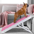 43" Long Adjustable Grey Anti-Slip Rubber Dog Ramp J10042