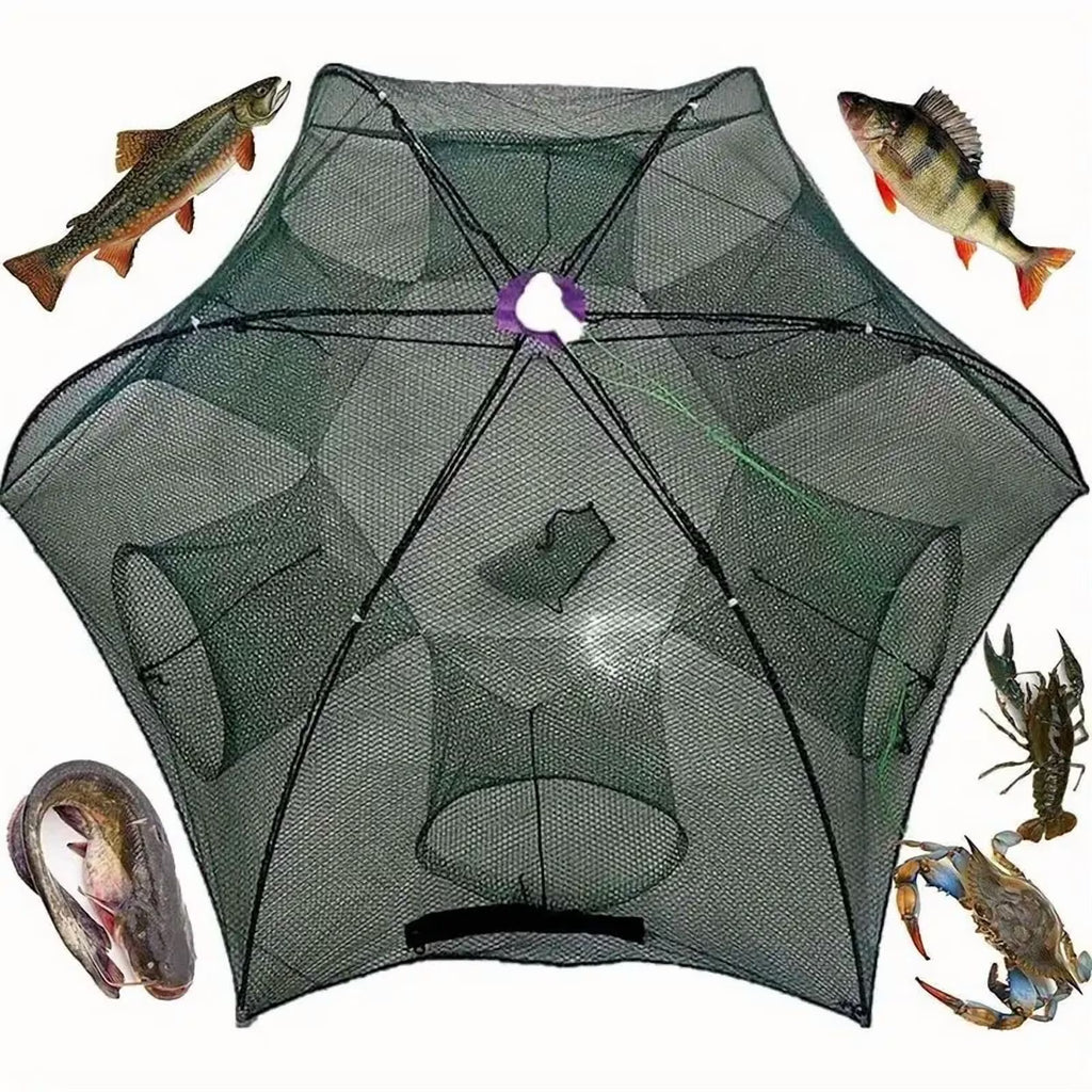 Nylon Foldable Fishing Bait Trap F676