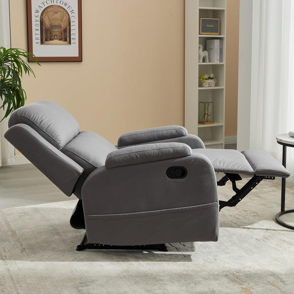 Leather Recliner Chair with Adjustable Backrest P492