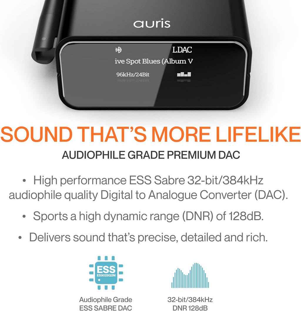 Bluetooth 5.0 Music Receiver with OLED Display Q7083