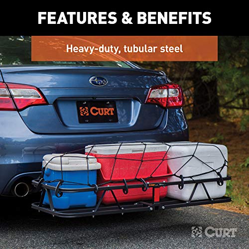 48 x 20-Inch Black Steel Cargo Carrier I273599
