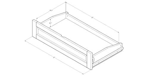 Full Size Futon with Storage Drawers in Espresso Finish X89148