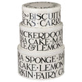 Black Set of 3 Cake Tins H3679