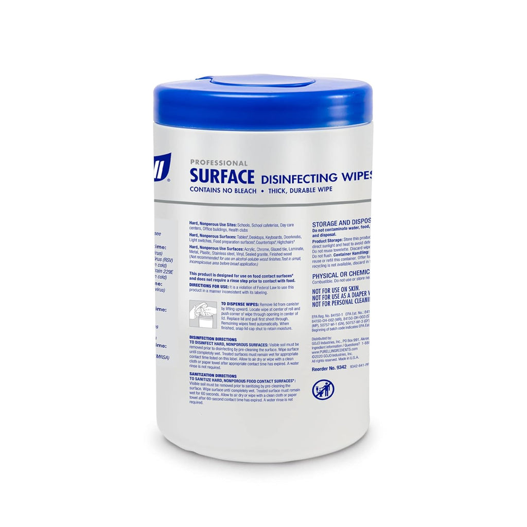 Citrus Scent 110 Count Surface Disinfecting Wipes A595
