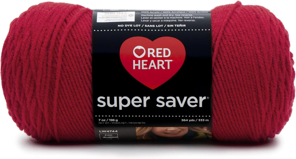 Cherry Red Super Saver Yarn K852