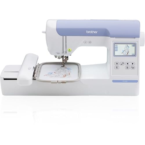 Embroidery Machine with 5" x 7" Hoop Area, 138 Built-in Designs, 11 Font Styles F834