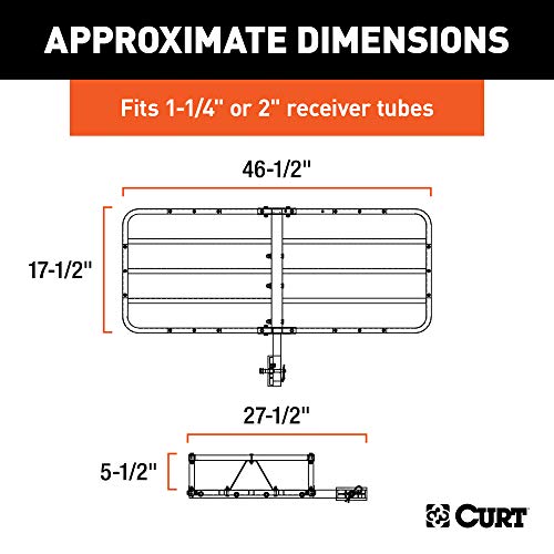 48 x 20-Inch Black Steel Cargo Carrier I273599
