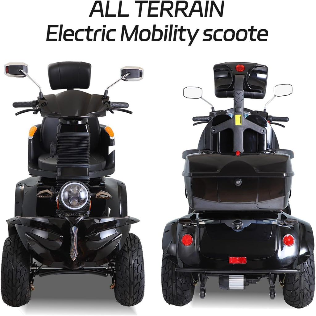 Heavy Duty 4 Wheel Mobility Scooter with 1000W Motor P23463