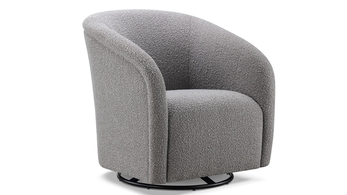 Dark Grey Polyester Loveseat with Side Bags F948