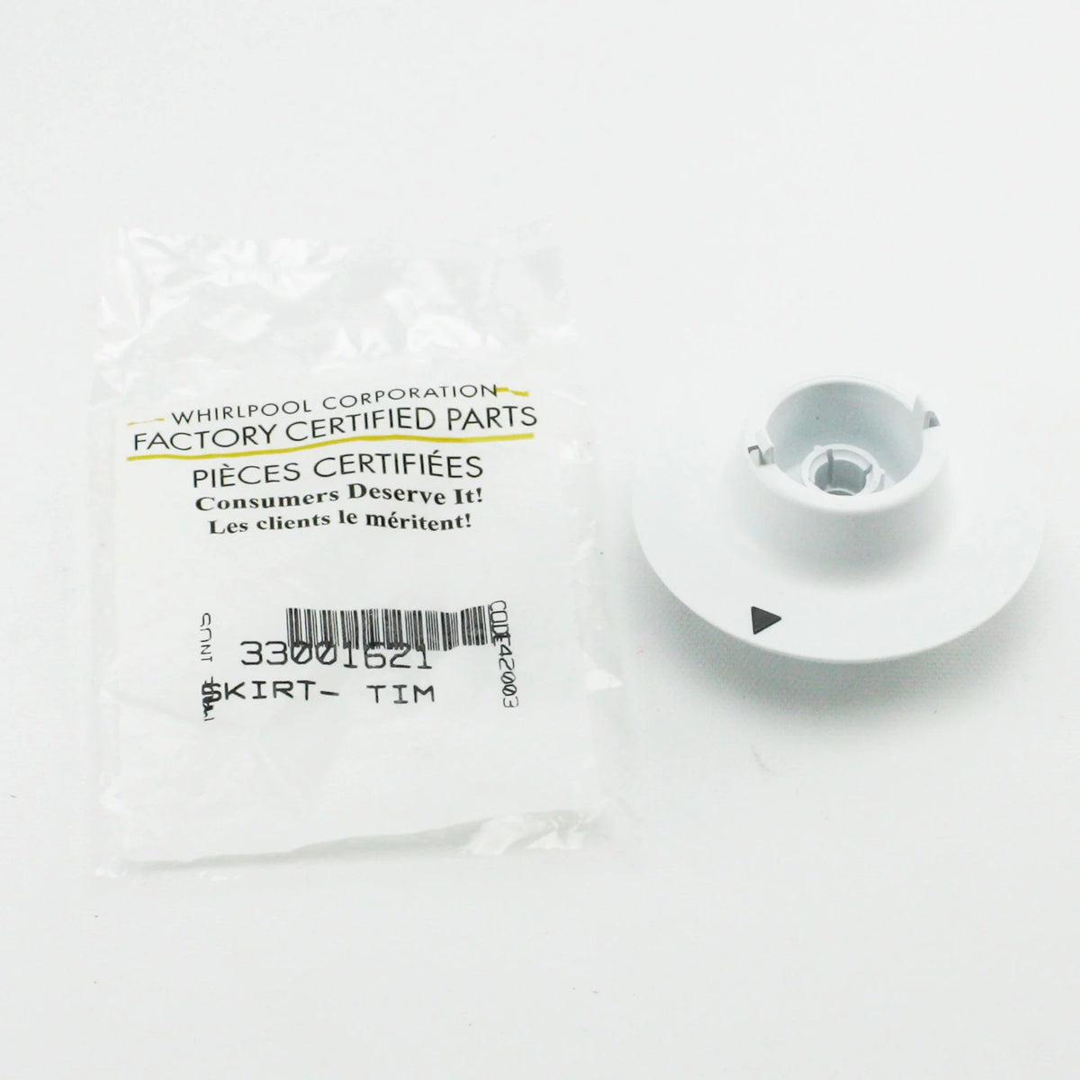Clothes Dryer Timer Knob Dial Skirt E432217